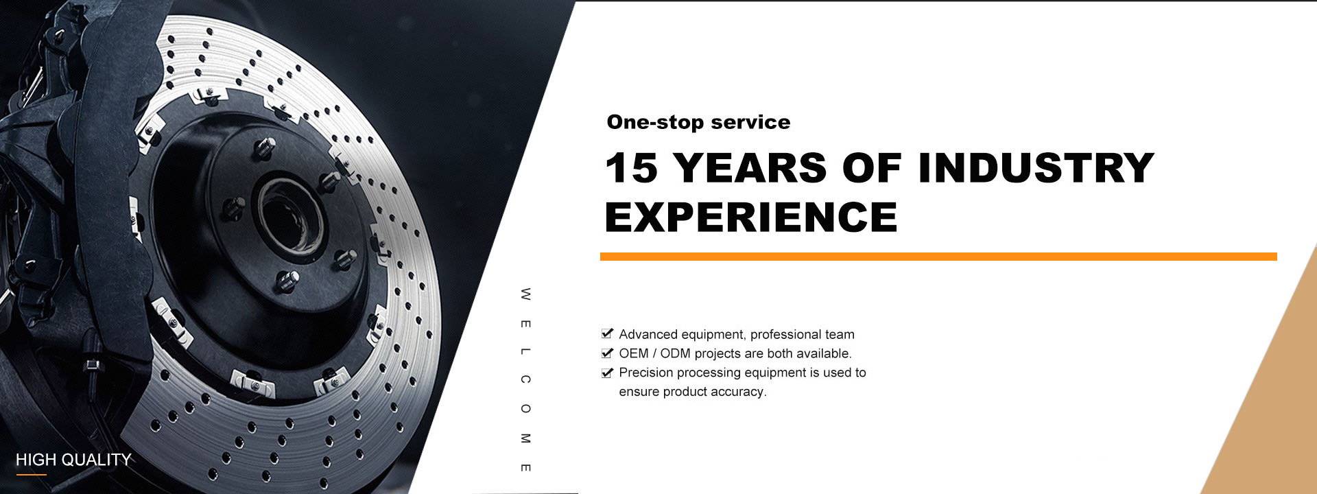 we are professional racing brake disc and pads manufacturer